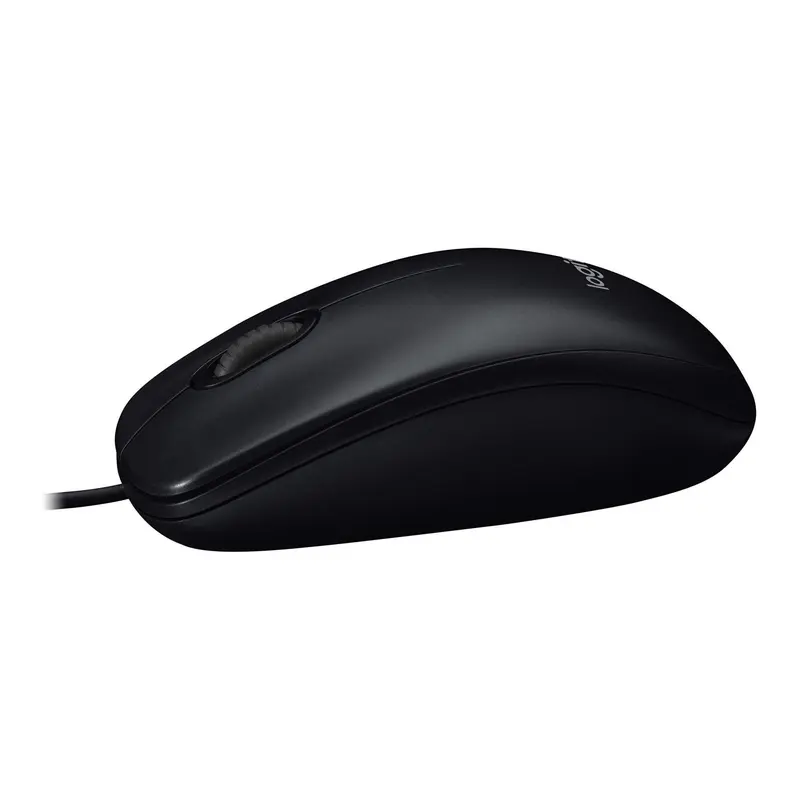 Logitech M90 USB Muis, 1000 DPI Optische Tracking, Links-en Rechtshandig, PC/Mac/Laptop - Grijs