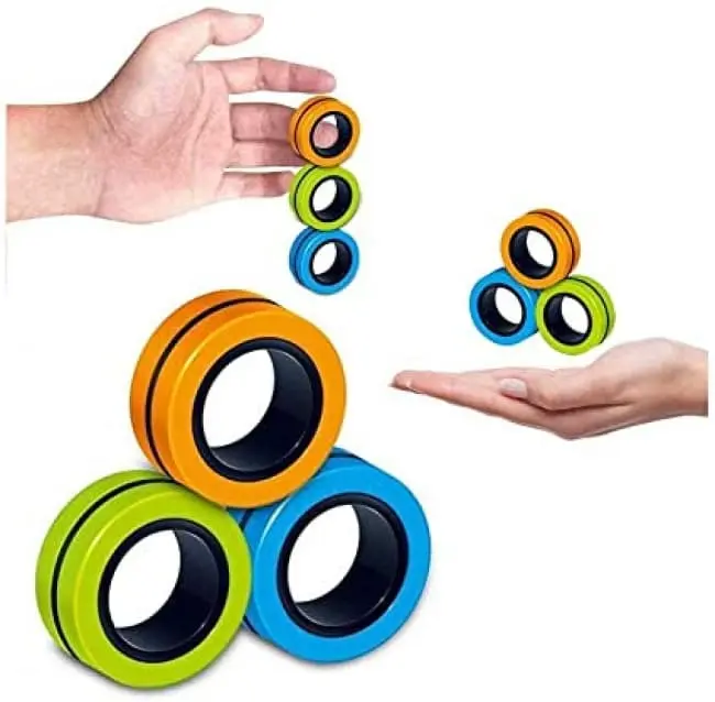 Magnetische Fidget Ringen - 3 stuks