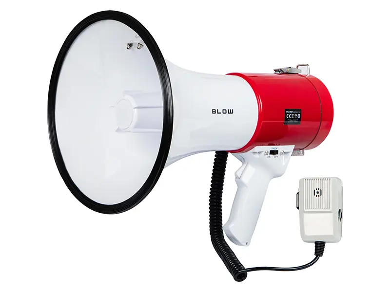 Megafoon met sirene - 108dB - 30W