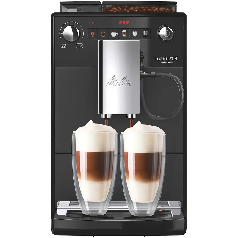 Melitta Latticia OT Frosted Black met Melklans F300-103