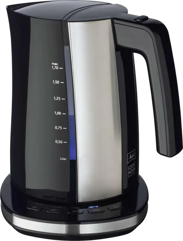 Melitta Look Aqua Deluxe zwart-RVS