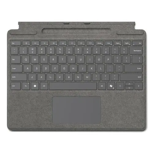 Microsoft Surface Pro Keyboard with pen storage for Business QWERTZ Luxemburgs Microsoft Cover port Platina
