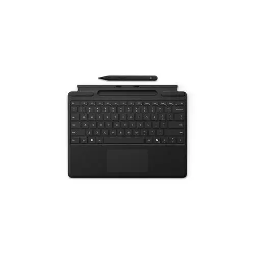 Microsoft Surface Pro Keyboard with Slim Pen for Business AZERTY Belgisch Microsoft Cover port Zwart