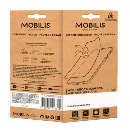 Mobilis 036289 scherm- & rugbeschermer voor mobiele telefoons Doorzichtige schermbeschermer Samsung 1 stuk(s)