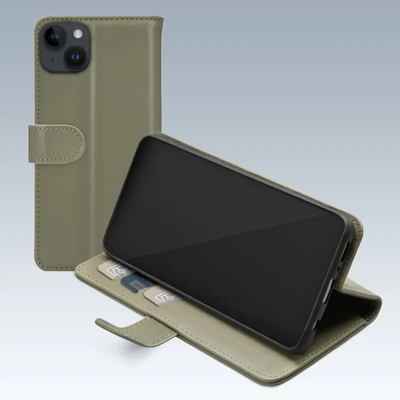 Mobilize Premium Gelly Wallet Book Case Apple Iphone 14 Plus Green