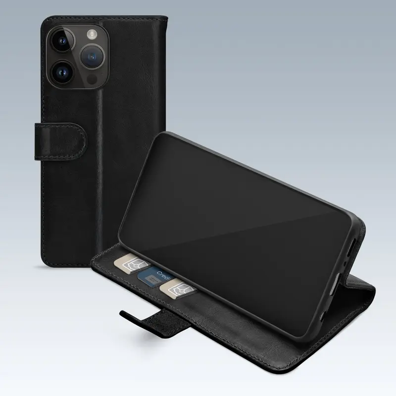 Mobilize Premium Gelly Wallet Book Case Apple Iphone 14 Pro Max Black