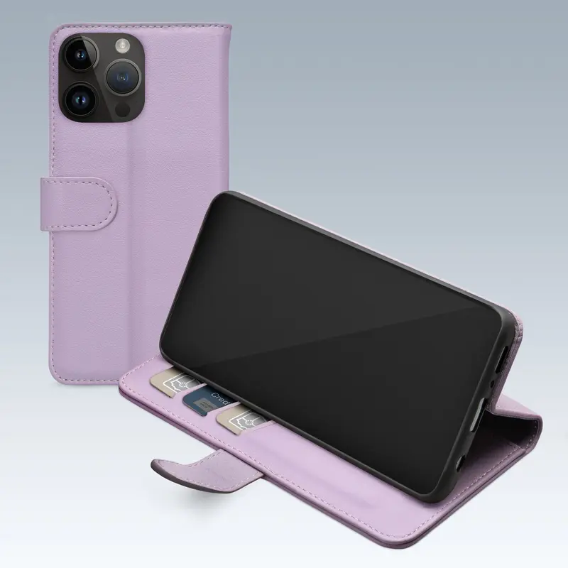 Mobilize Premium Gelly Wallet Book Case Apple Iphone 14 Pro Max Purple