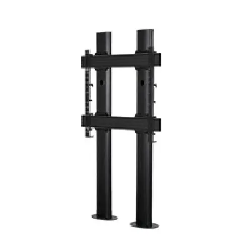 MODE-AL - Premium Bolt-Down Single Screen Twin Column UC Stand - (VESA900 x 800) - 2m Black
