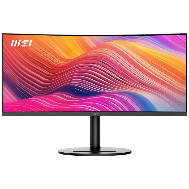 Modern MD342CQP Black 34i VA Non-touch 3y Warranty 120Hz 4ms 2xHDMI DPTilt Swive Height Pivot 2 Speaker