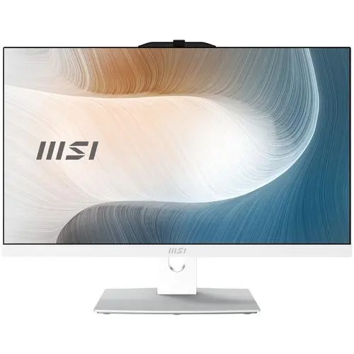 MSI Modern AM242P 1M-1224EU All-in-One PC/workstation Intel Core 5 120U 60,5 cm (23.8") 1920 x 1080 Pixels Alles-in-één-pc 8 GB DDR5-SDRAM 512 GB SSD Windows 11 Pro Wi-Fi 6E (802.11ax) Wit