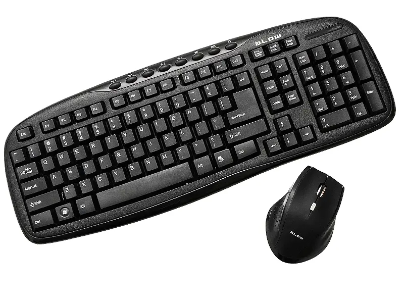 Muis en Toetsenbord Draadloos Set - Zwart BLOW KM-1
