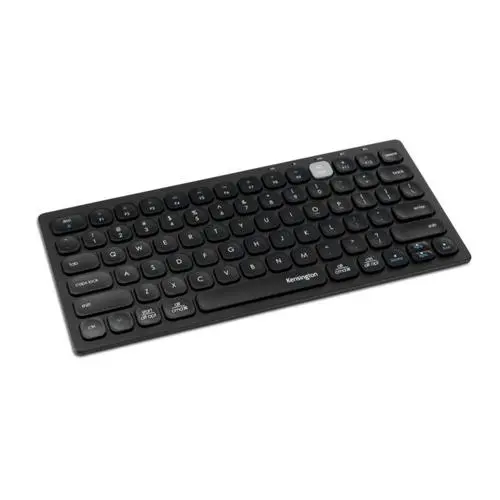 Multi-Device Dual Wireless Compact Keyboard - Black (Azerty - Belgium)