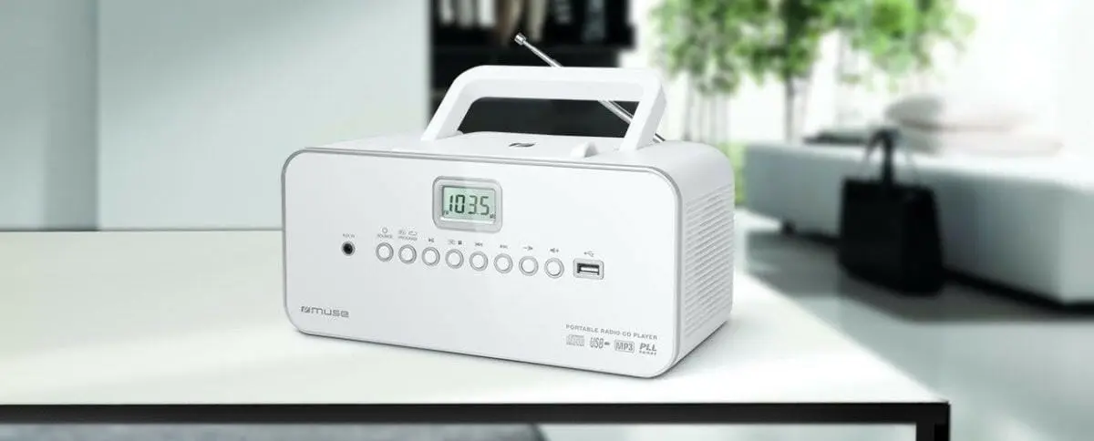 Muse M-28 RDW Radio CD speler wit