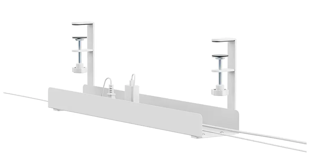 Neomounts Cable Management Tray max 5 kg. clamp-on design universalwhite