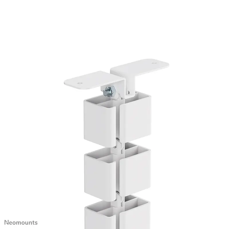 Neomounts Cable Spine Organizer for sit/stand desk frames screw mounted white