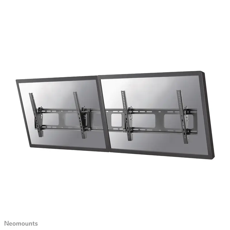Neomounts Flat Screen Wall Mount for menu board - 2 screens - landscape