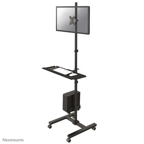 Neomounts Neomounts Mobile Workplace Floor Stand (monitor keyboard/mouse & PC)