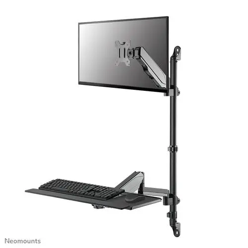 Neomounts Neomounts wall mounted sit-stand workstation (Screen Keyboard & Mouse)