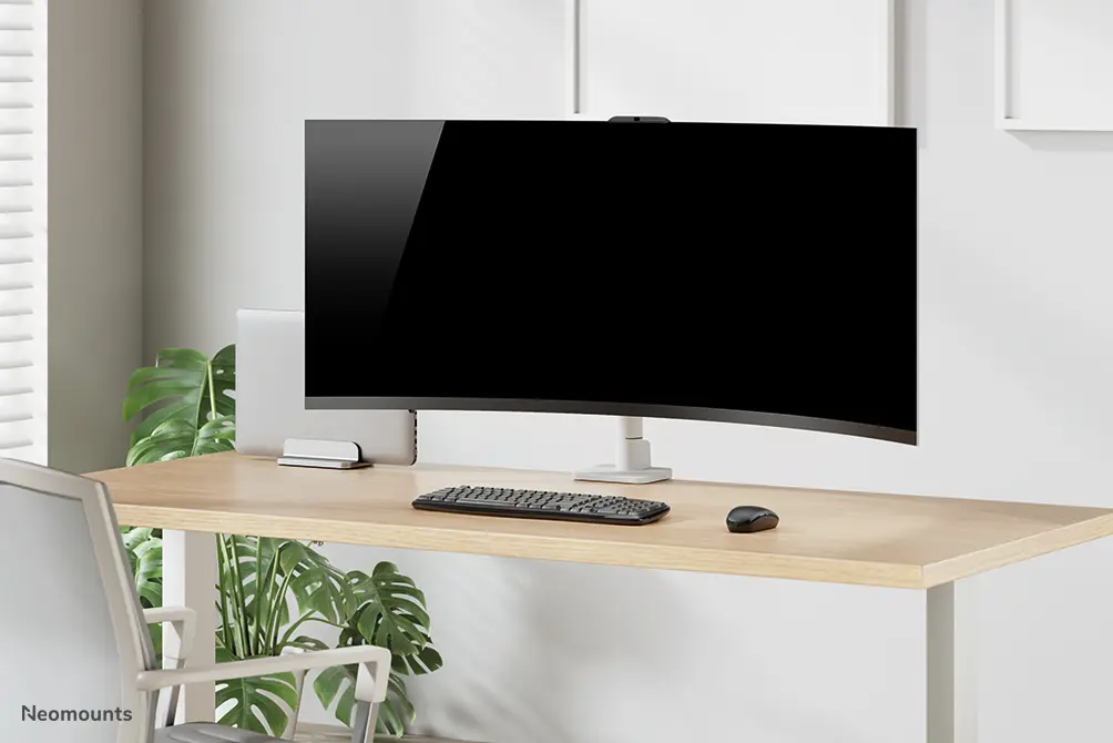 Neomounts vertical laptop stand silver