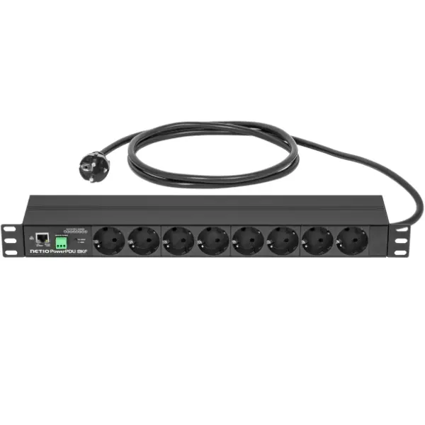 Netio 8KF Smart 19" 1U 8 output(Shuko) PDU with LAN