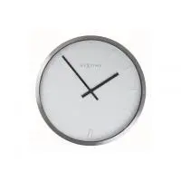 NeXtime klok 2991e Paniki, Ø34 cm, Wand, Wit
