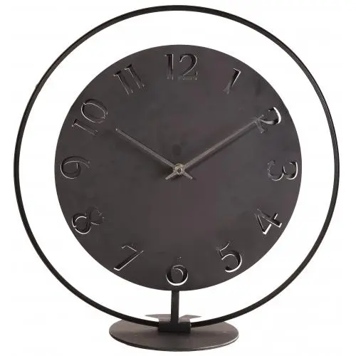 NeXtime klok 5188zw Ting, 41x40 cm, Zwart