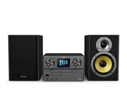 Philips TAM8905/10 zwart zilver