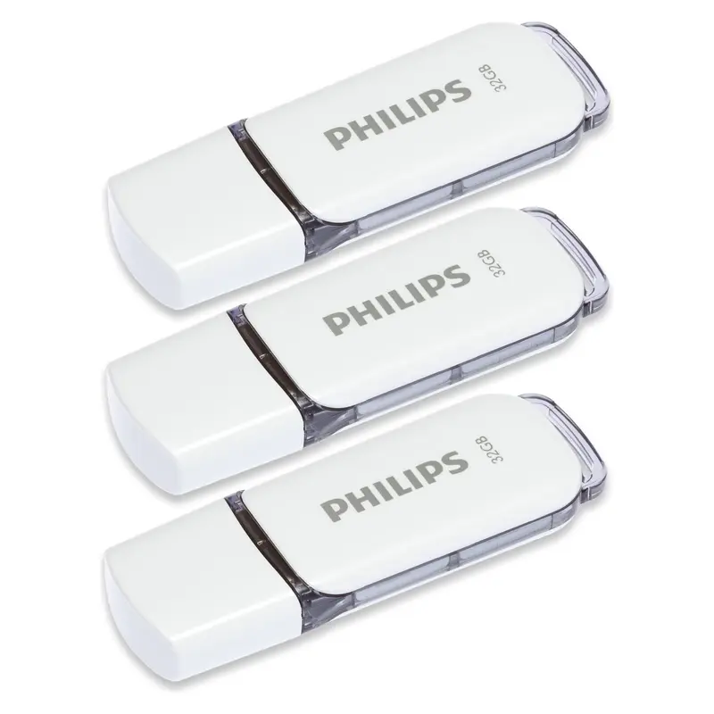 Philips USB 2.0 32GB Snow Edition Shadow Grey 3-Pack