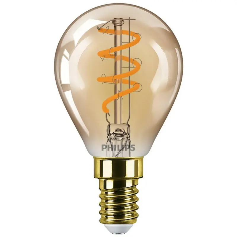 Philips Vintage LED Flame E14 2,6W 15W 1800K 136Lm Kogel