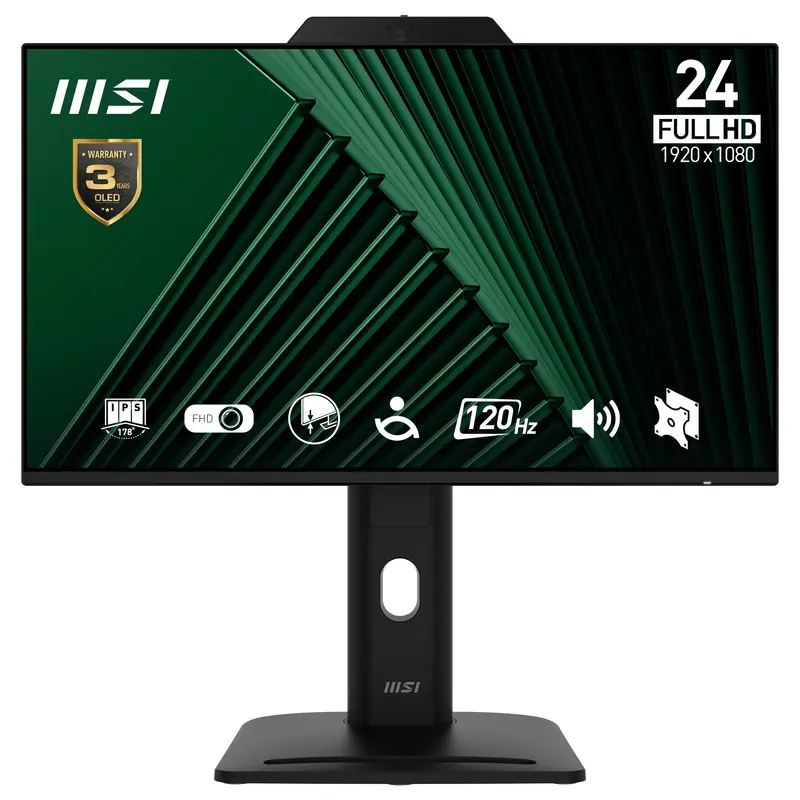 PRO MP242PMG  Black  23.8i  IPS  Non-touch  3y Warranty  120Hz  4ms  HDMI D-Sub Tilt Swive Height Pivot  2 Speaker