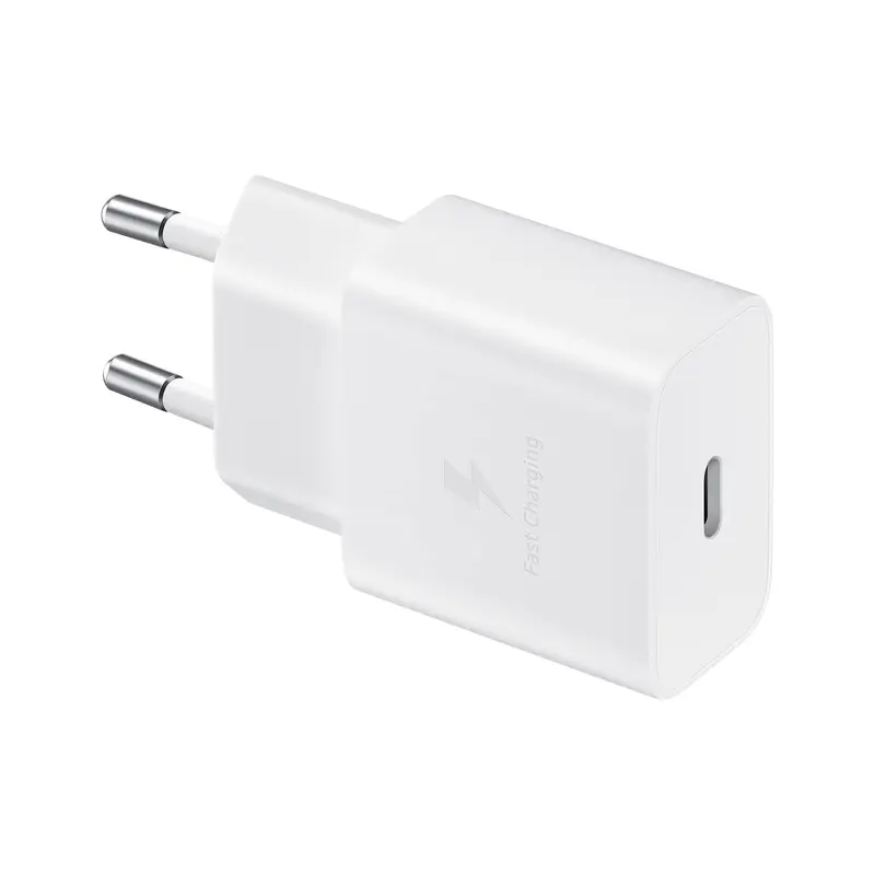 Samsung 15 Watt USB Type-C snellaadadapter, oplader met datakabel, wit