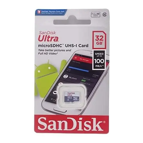 SanDisk SDSQUNB-032G-GN3MA Micro SDHC Ultra 32 GB C10 UHS1 mit Adapter