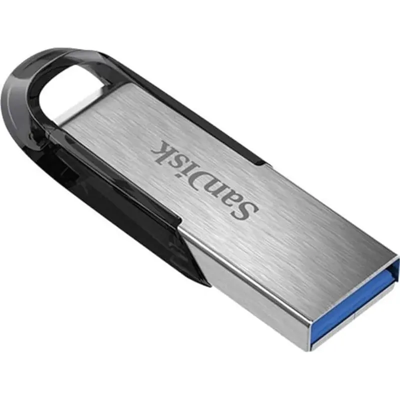 SanDisk Ultra Flair USB 3.0 Flash Drive 32 GB (Robuuste En Stijlvolle Metalen Behuizing, Wachtwoordbeveiliging, 150 MB/s Lezen) Zwart