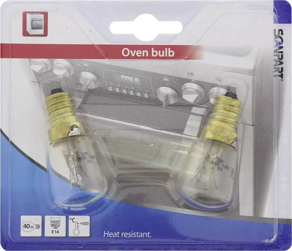 Scanpart Afzuigkaplamp E14 40W 410Lm 2-Pack