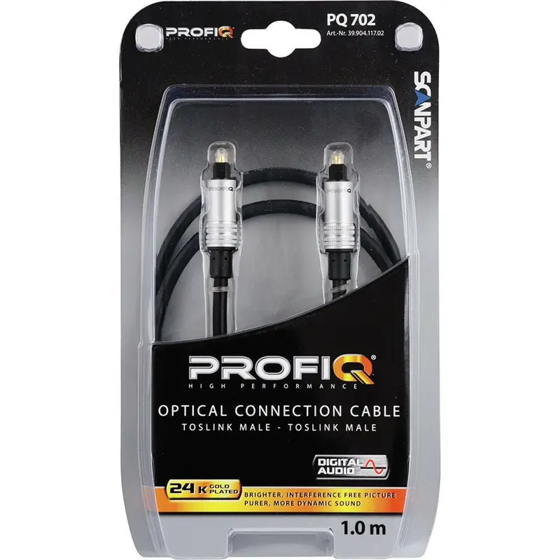 Scanpart Audio Toslink Male Aansluitkabel 3meter