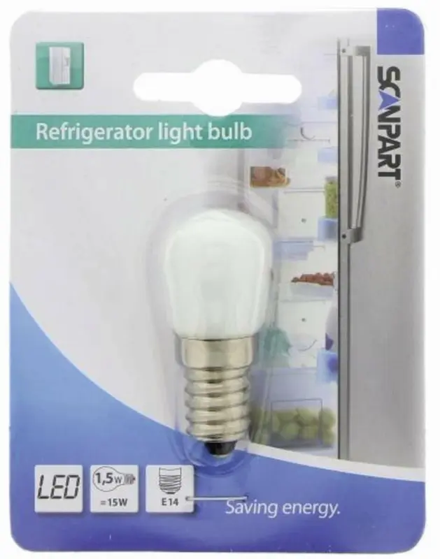 Scanpart Koelkastlamp E14 1,5W 15W 100Lm