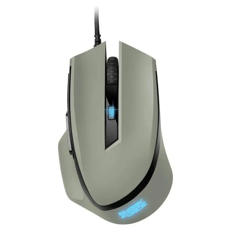 Sharkoon, USB, Shark Force II grijs, gaming muis, 4044951030453