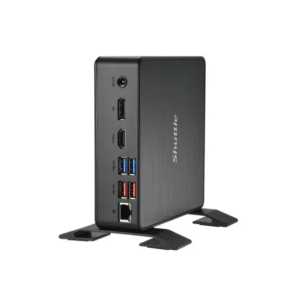 Shuttle NC40U5 XPC Nano Mini-PC barebone, Intel Core i5-1235U, 6x USB3.2, 2x M.2, LAN, 24/7, 65W