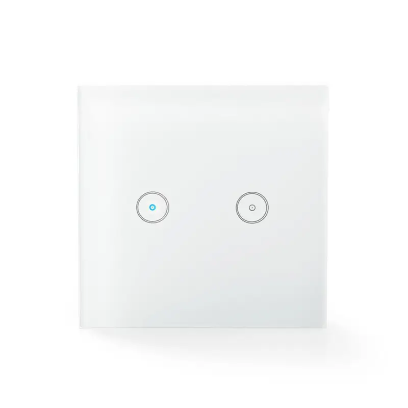 Smart wandschakelaar wit - Tweevoudig - 1000W - SmartLife