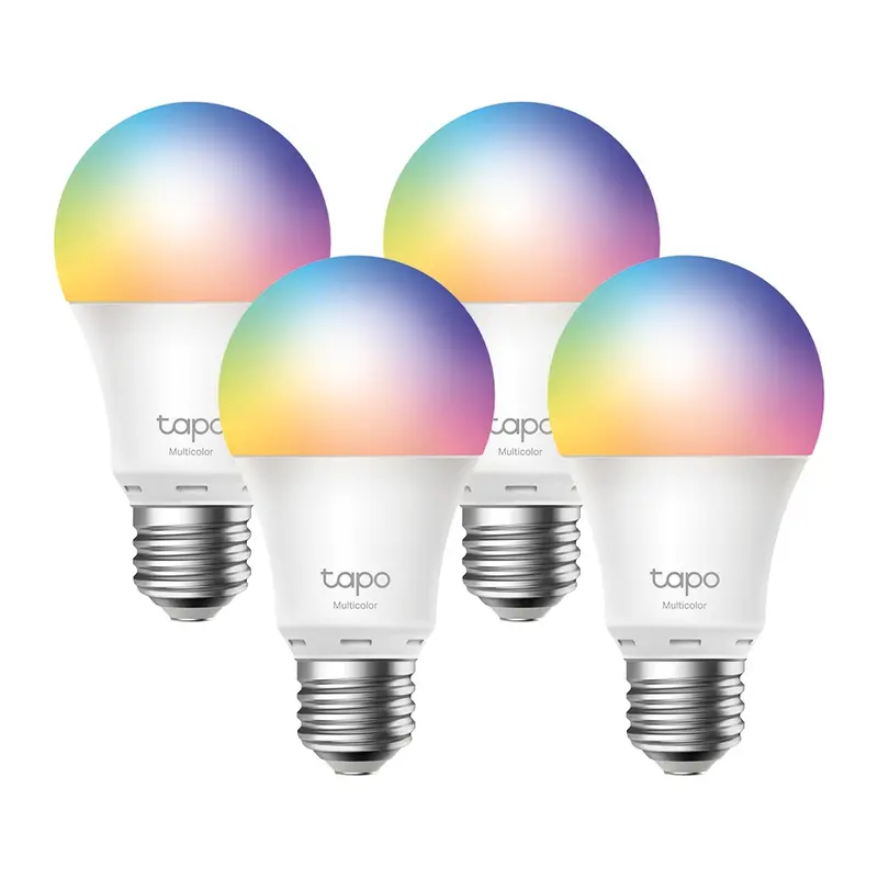 Smart Wi-Fi Light Bulb Multicolor 4-Pack