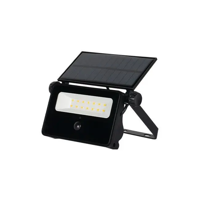 Solar LED schijnwerper - 20W - 800 Lumen - Neutraal wit - Met PIR sensor
